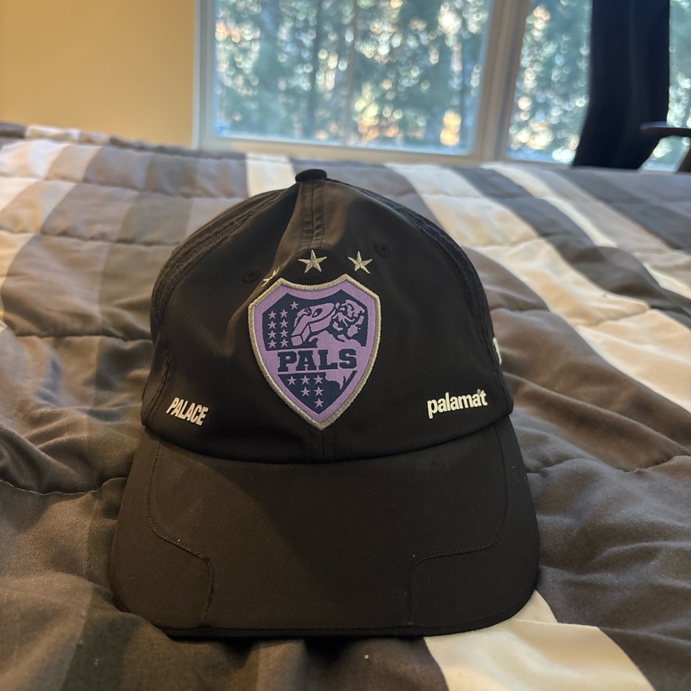 Palace Palamat Shell 6-Panel Hat Black/Purple #palace #hats #6panel